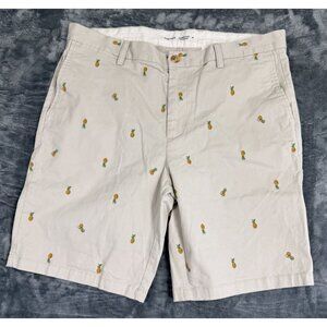 Old Navy Mens Ultimate Slim Built-In Flex Pineapple Print Shorts 38